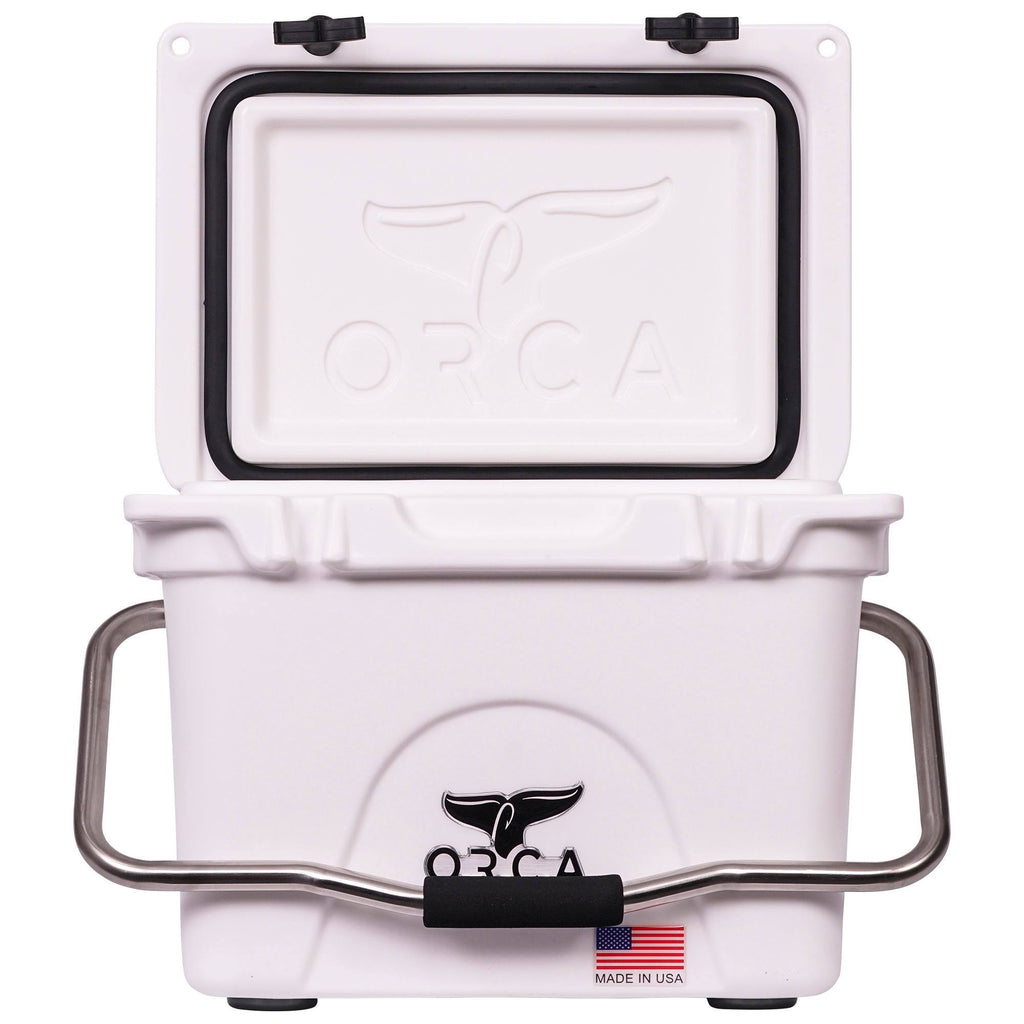 White 20-Quart Rotomold Cooler J8023