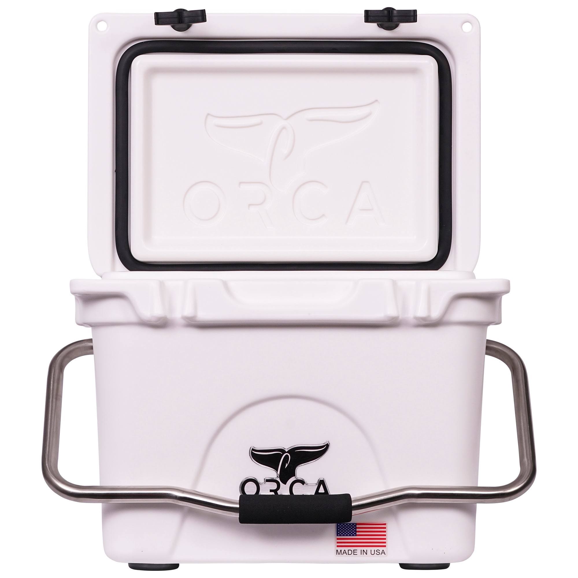 White 20-Quart Rotomold Cooler J8023