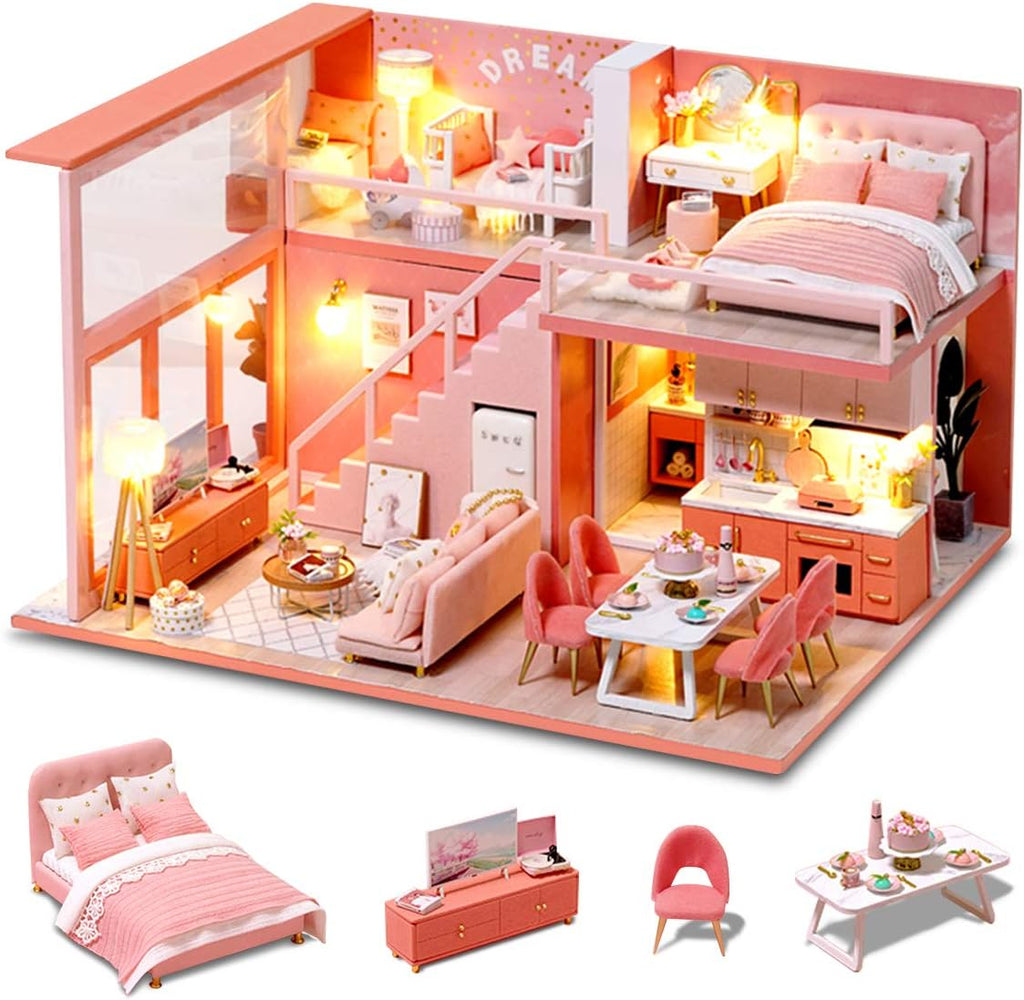 DIY Miniature Dollhouse Kit 1:24 Scale N122