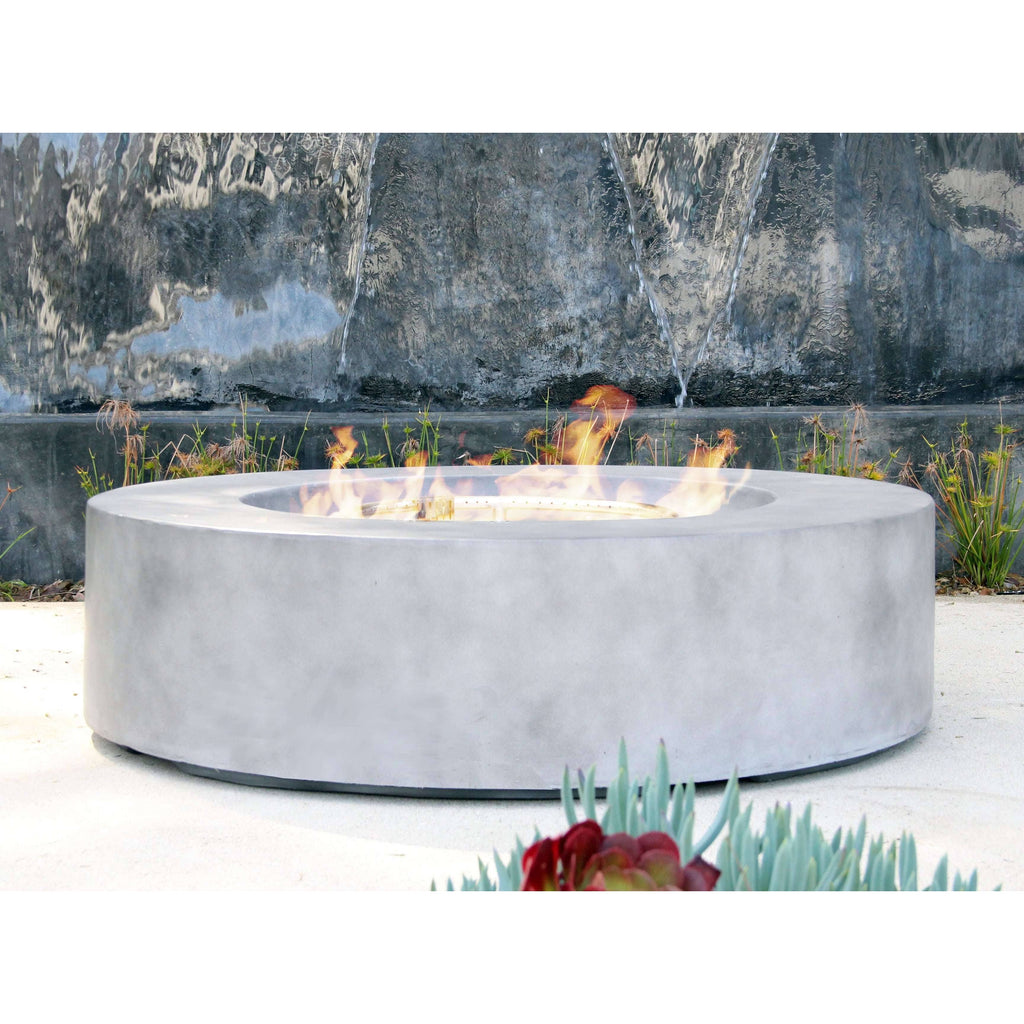 Cream Concrete Propane Fire Pit G8431