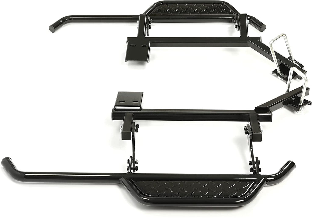 Black Steel Nerf Bars Step Down Kit S2577