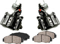 Black Powder Coated Calipers + Ceramic Brake Pads H277