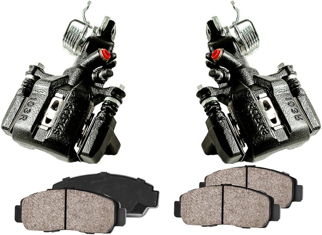 Black Powder Coated Calipers + Ceramic Brake Pads H277
