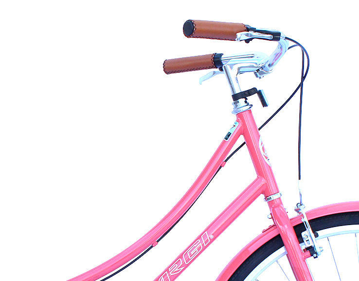 Lavender 700C City Bike with Back Rack Y451613