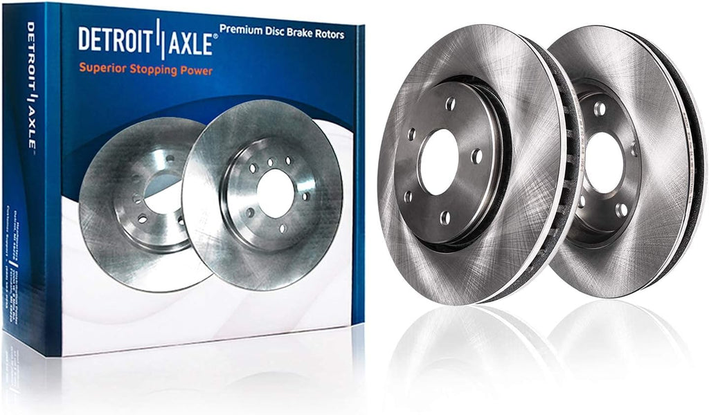 Front Disc Rotors + Brake Pads 6pc Set H41211