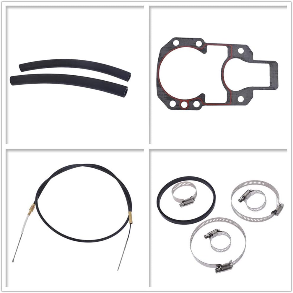 Transom Seal Bellow Repair Kit with Lower Shift Cable Replacement, Pack of 2 V72815