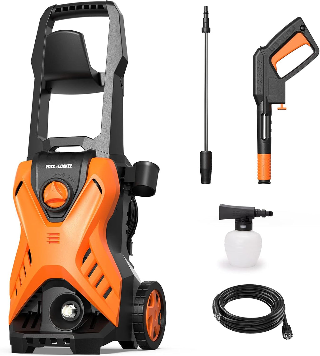 2300PSI Electric Pressure Washer with Adjustable Pressure Nozzle and Foam Cannon W894150