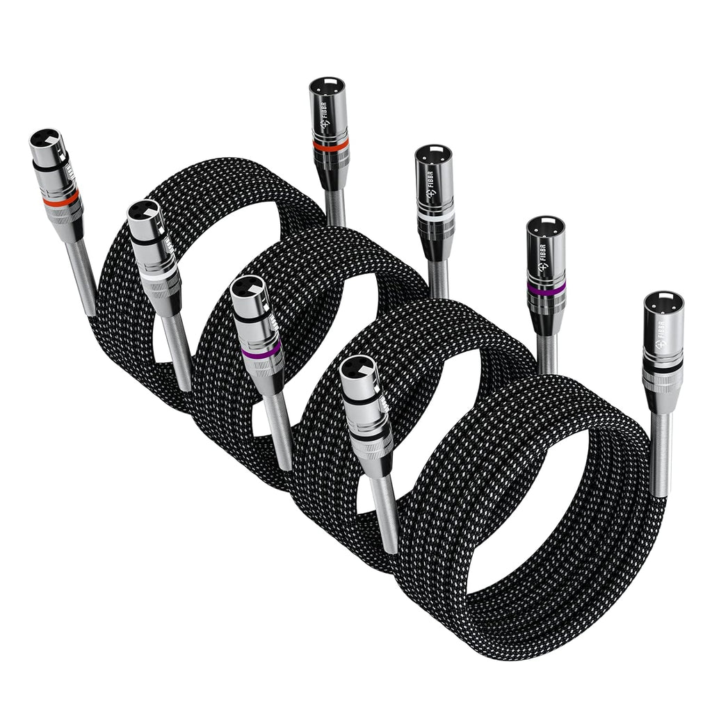 100ft Nylon Braided XLR Male to Female Microphone Cable X5553