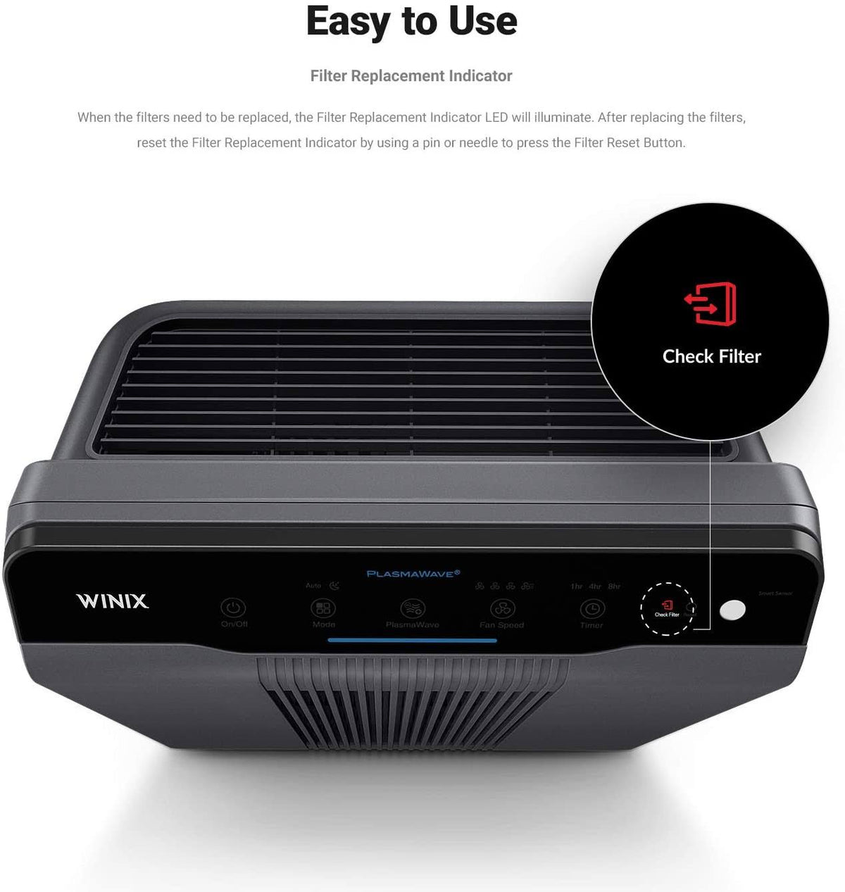 Air Purifier with True HEPA and Carbon K4333
