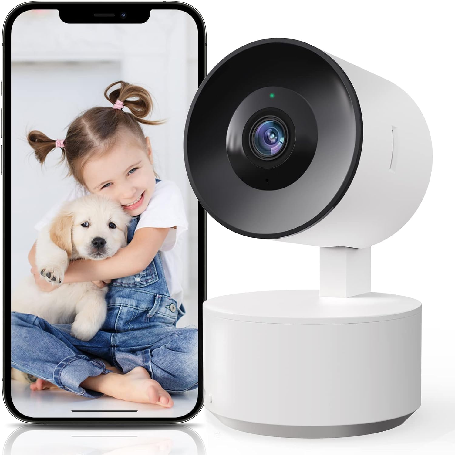 Indoor WiFi Security Camera with Infrared Night Vision and Motion Tracking T175
