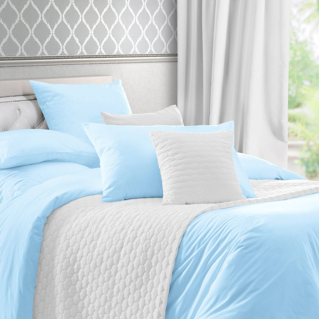 Oversized King 3 PC Black 100% Sateen Cotton Duvet Cover Set Y799