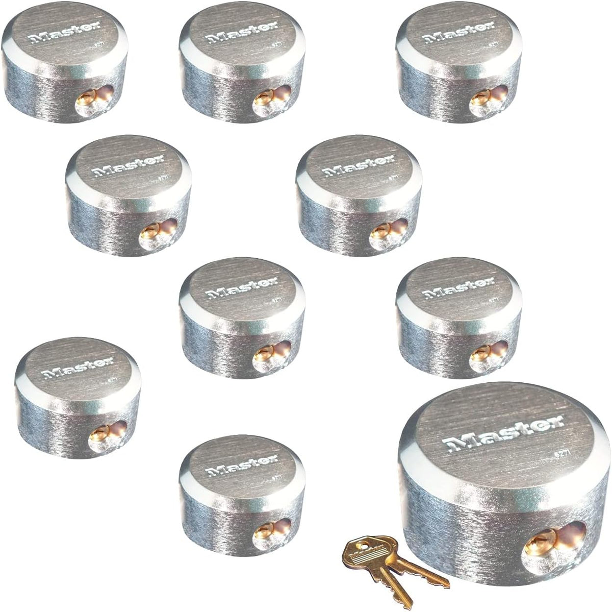 Keyed Alike Hidden Shackle Padlocks N627749