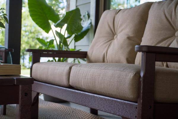 Sand Ash Charcoal Deep Seating Settee Z91005