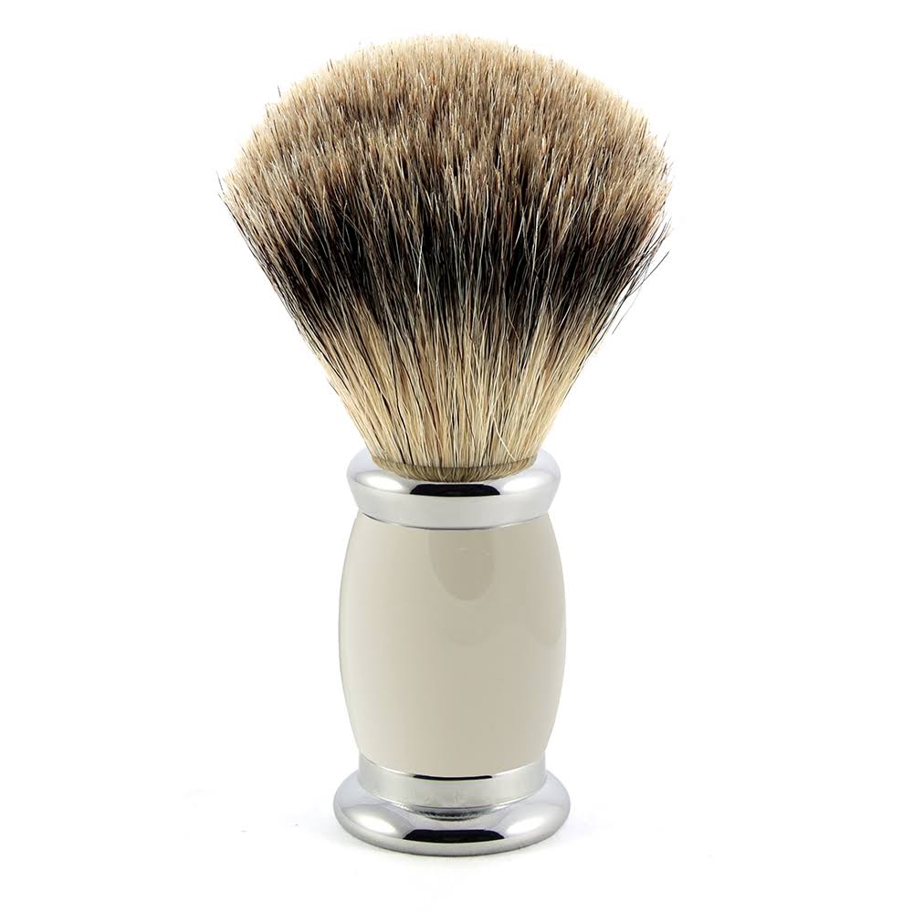 Synthetic Silver Tip Grey Shaving Brush U856703