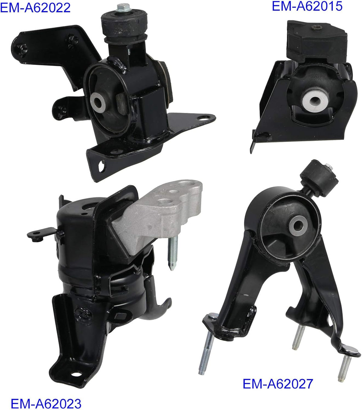 4pcs Motor Mounts Set Kit for Toyota Corolla and Matrix 1.8L Engine Mounts O269