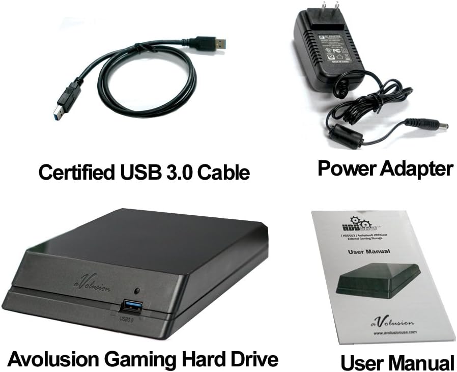 4TB 7200RPM 64MB Cache USB 3.0 External Hard Drive Pack of 2 Q4633