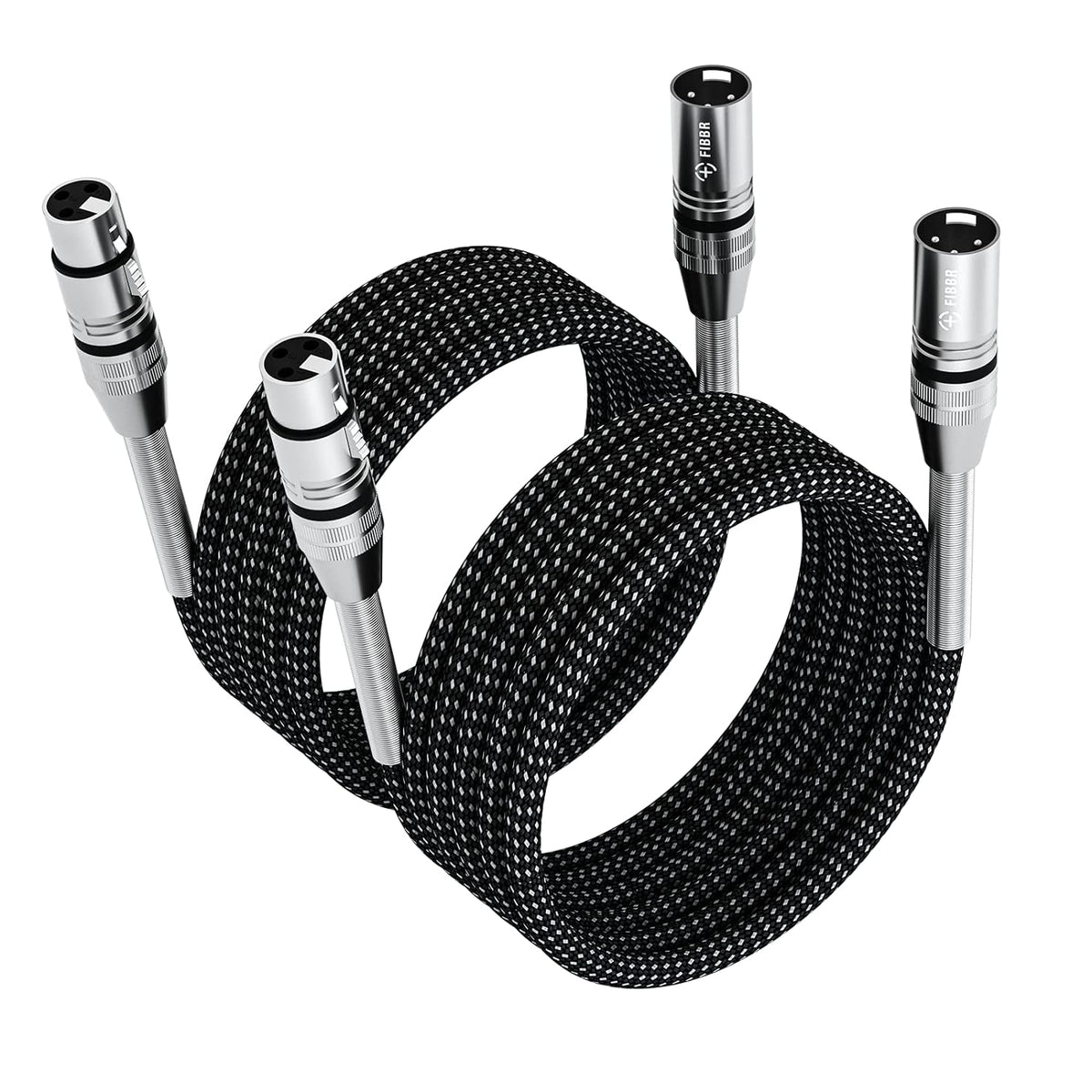 100ft Nylon Braided XLR Male to Female Microphone Cable X5553
