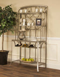 Antique Bronze Steel Glass Bakers Rack H88839