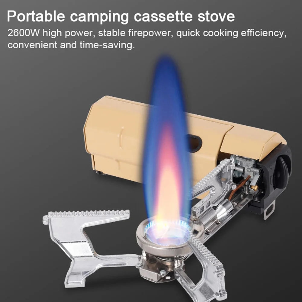 Butane Camping Stove 2600W with Electronic Ignition Carrying Bag K774652