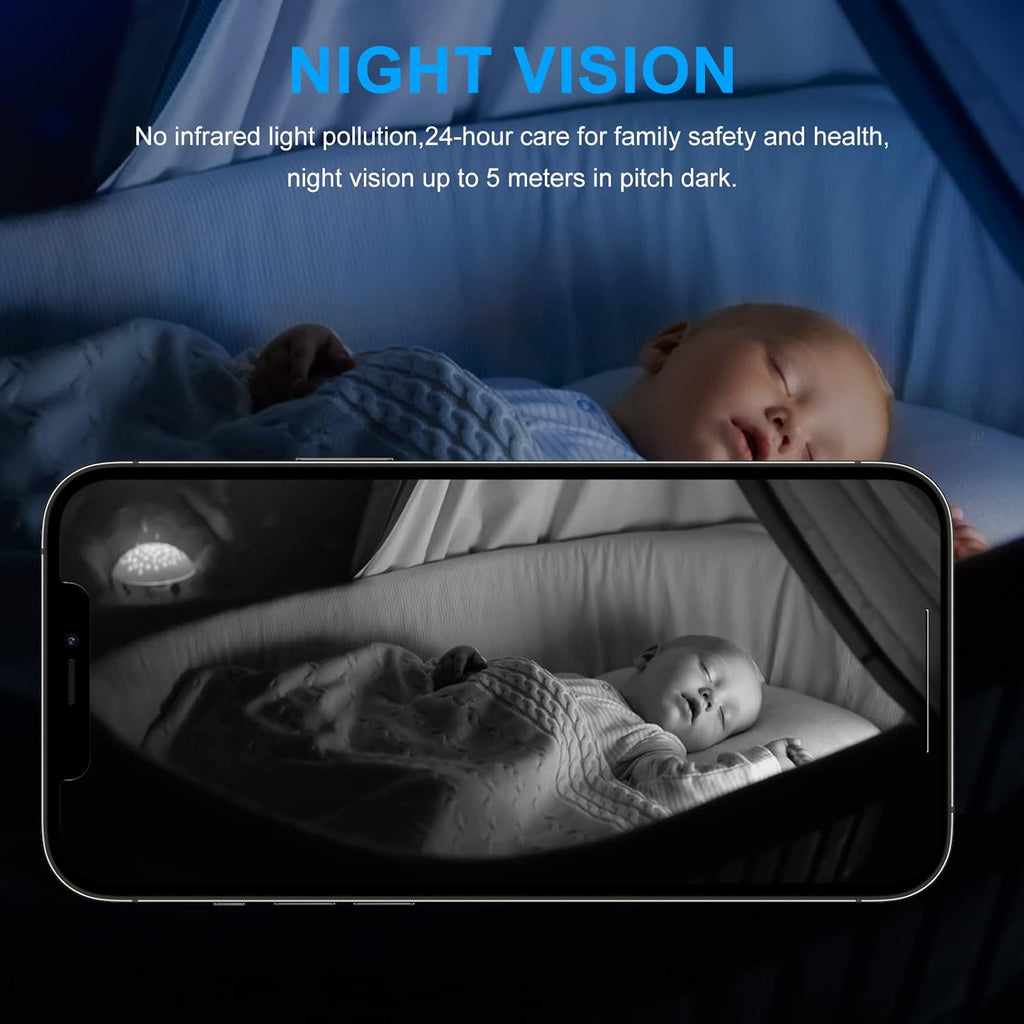 Indoor WiFi Security Camera with Infrared Night Vision and Motion Tracking T175