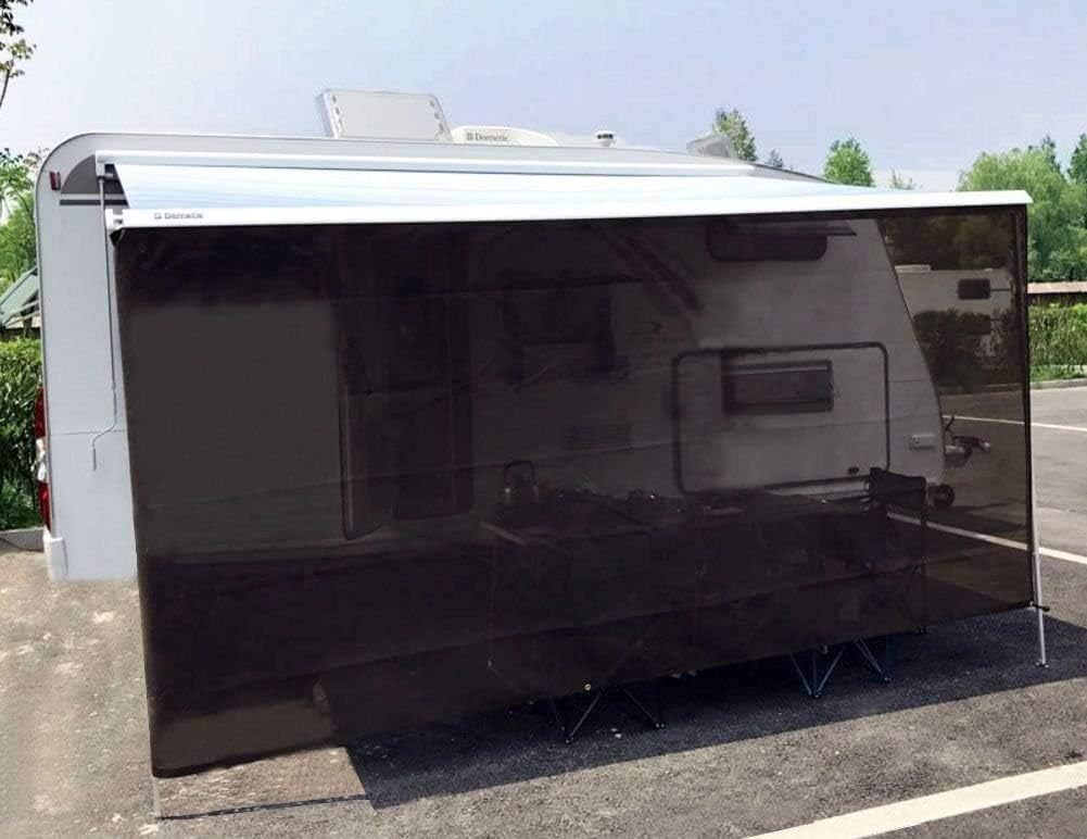 Black Mesh RV Awning Sun Shade Screen 7' X 11' 3'' K175