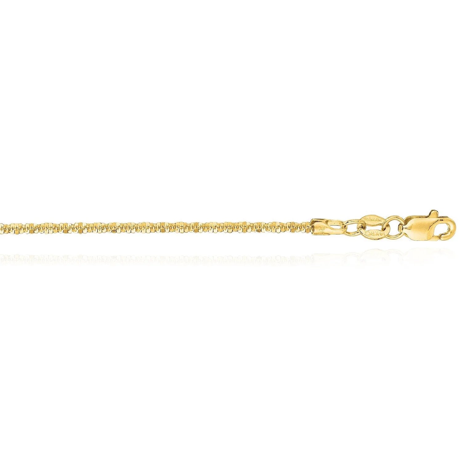 14K Gold 1.5mm Diamond-Cut Chain 16"-20" H67795