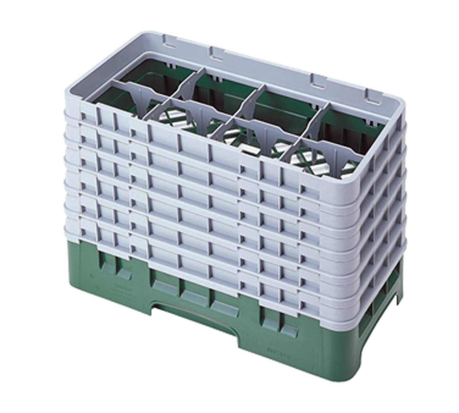 8 Compartment Glass Racks T1896