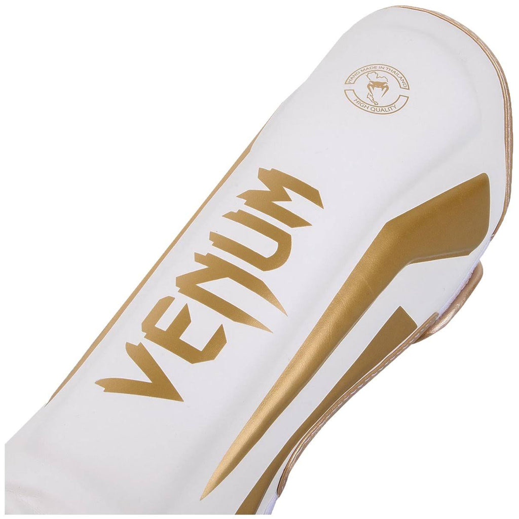 White/Gold XL Standup Shin Guards N61361
