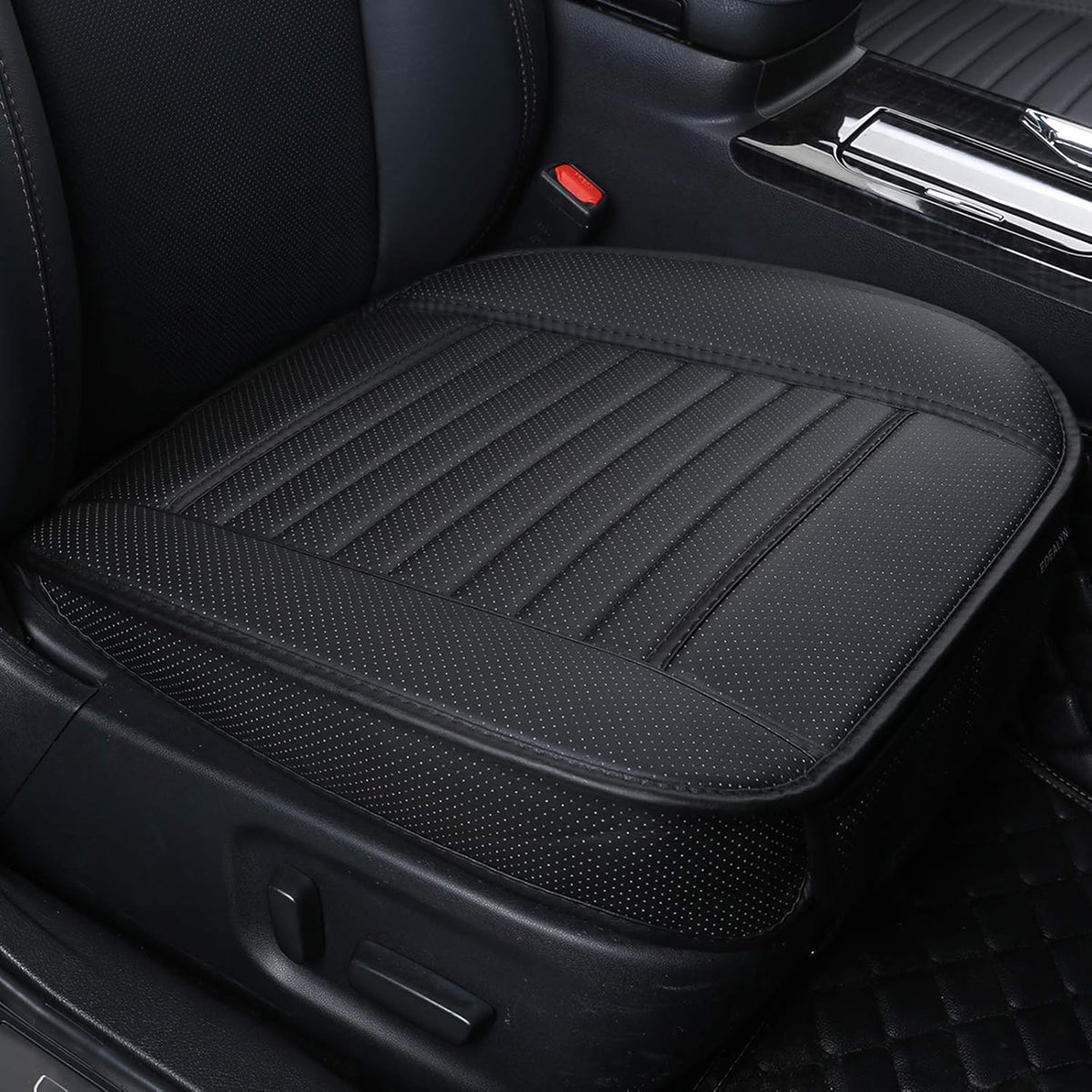 Beige-Tan PU Leather Car Seat Cover Bottom, 1pcs B29485