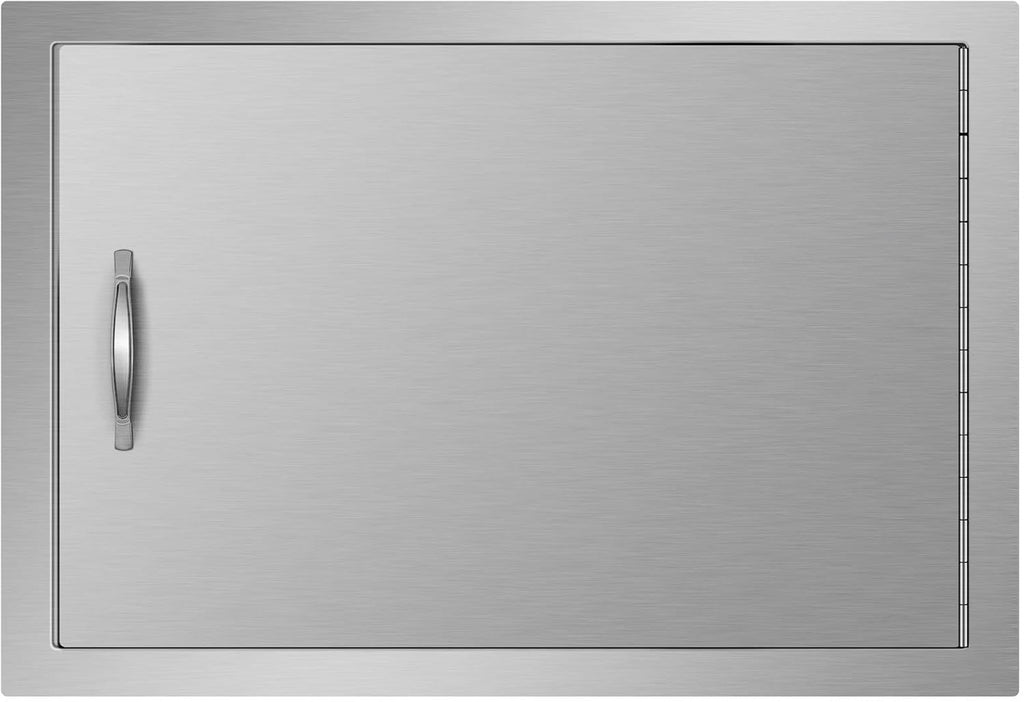 Stainless Steel Horizontal Single BBQ Door 20W x 14H Inch I850621