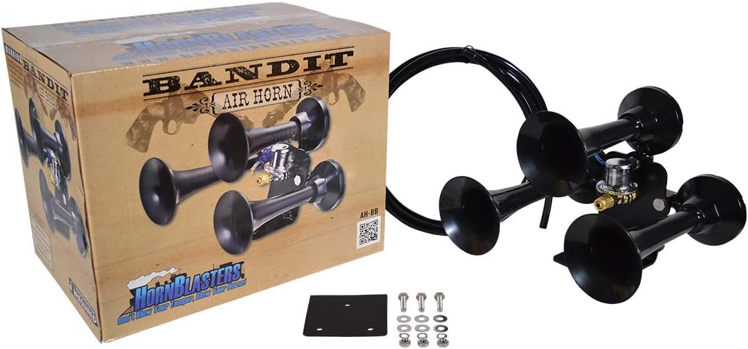 2 Gallon Air Horn Kit with 3 Trumpets F4008