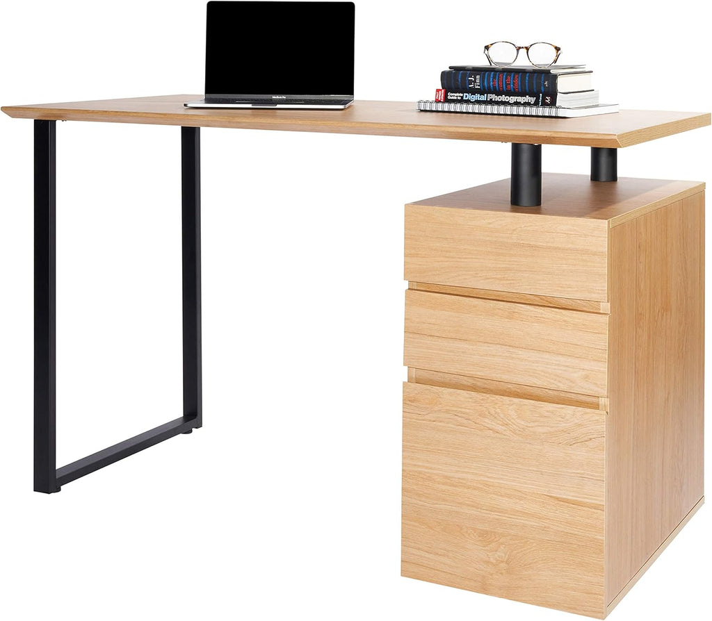 Computer Desk with Storage and File Cabinet S221