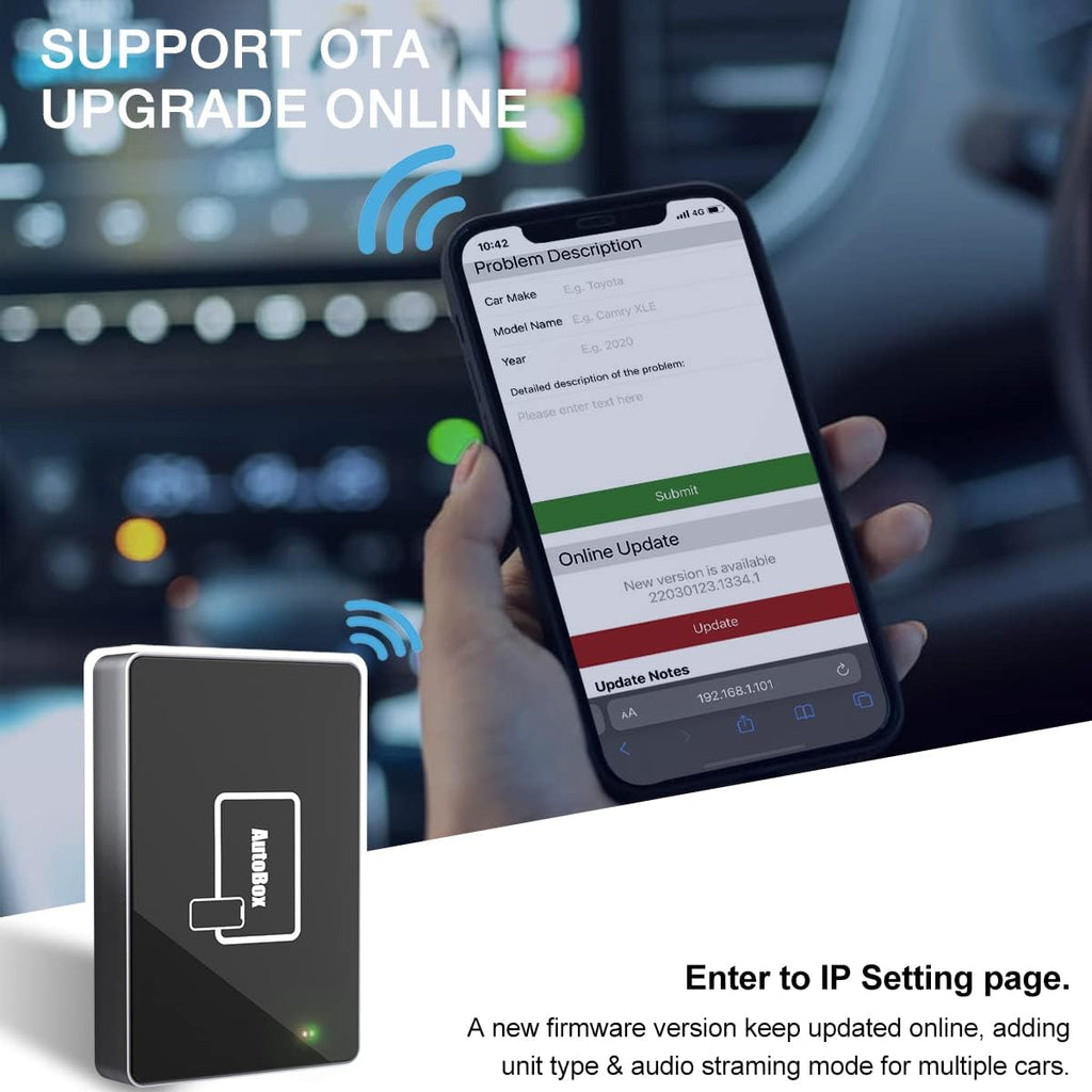 Wireless CarPlay Adapter Dongle for iPhone U5857
