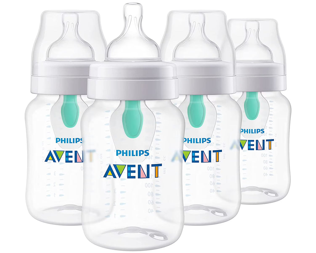 Clear 9oz 4 Pack Anti-Colic Baby Bottles M136153