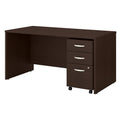 60W x 30D Office Desk with 3 Drawer Mobile File Cabinet C9215
