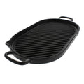 Black Oval Cast Iron Grill Pan W337