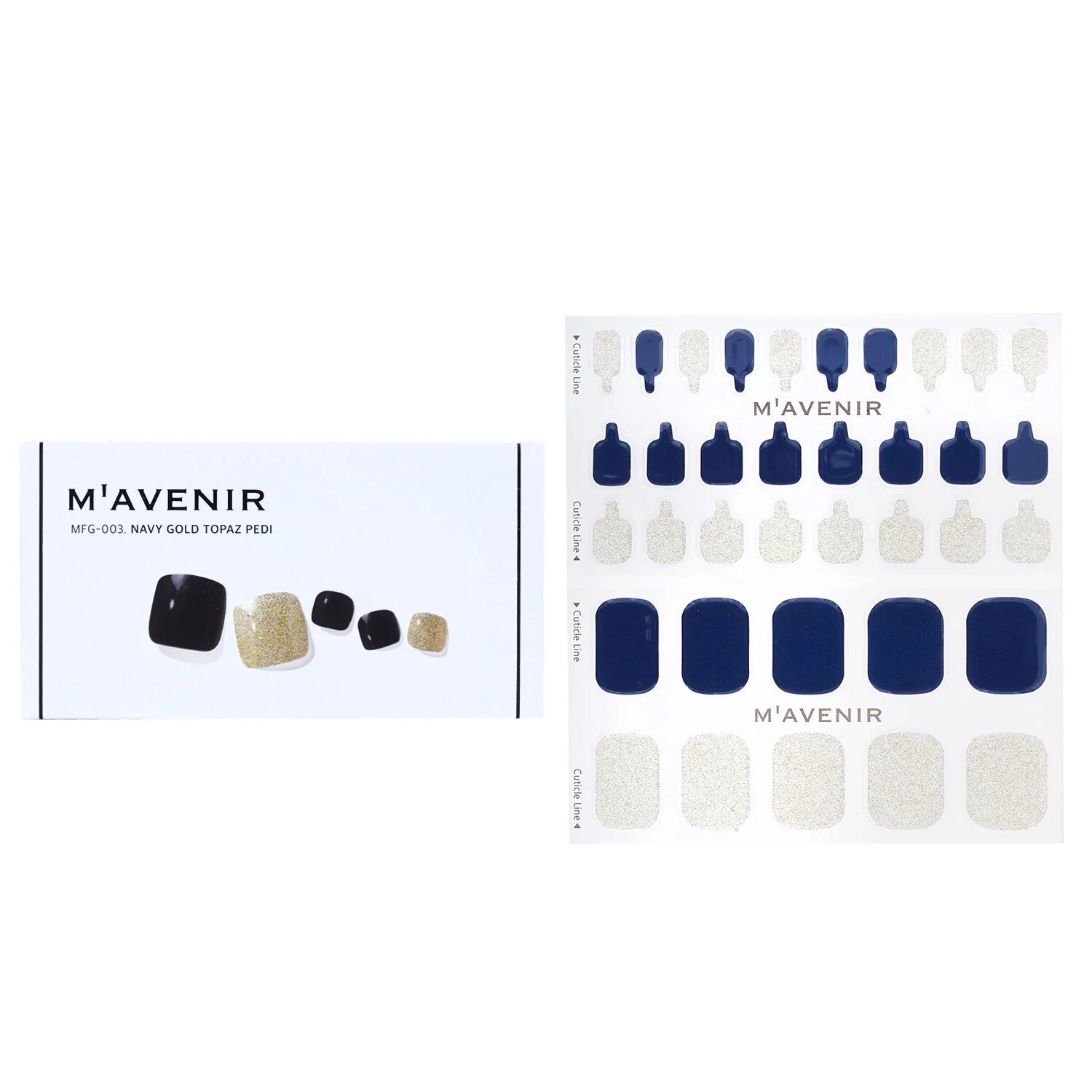 Snow Blooming Nail Sticker 32pcs O1601