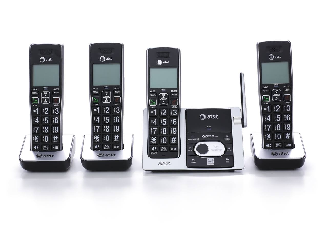 4-Handset Cordless Answering System with Caller ID W2952
