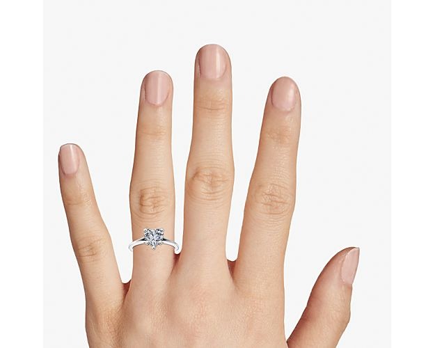14K White Gold Solitaire Engagement Ring A337034