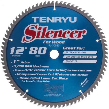 12in. 80T Miter Saw Blade Q262242