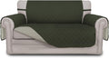 Sofa Slipcover Reversible Water Resistant Couch Cover with Elastic Straps Q591863