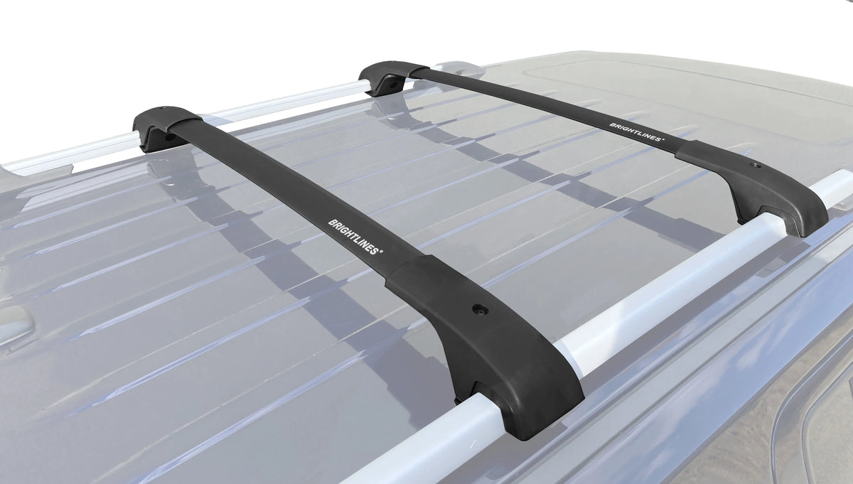 Black Aluminum Roof Rack Crossbars H123529