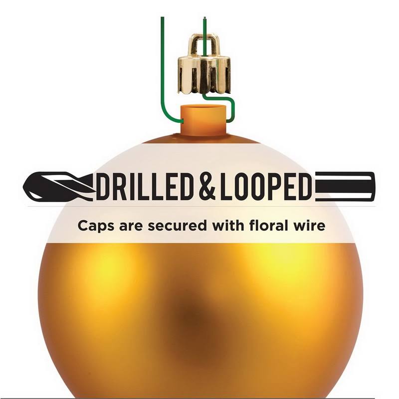 Gold Shiny Ball UV Drilled Z5556