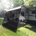 Black Mesh RV Awning Sun Shade Screen with Zipper 14' x 9' B288