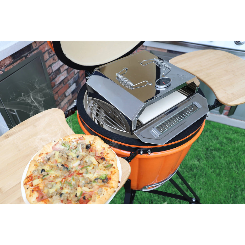 11" Pizza Oven with Ceramic Cooking and Pizza Utensil M46255