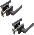 Brushed Bronze Zinc Alloy Door Lever Lock, Pack of 2 Y2072