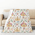 Flannel Throw Blanket, 50 x 70 inches I8135