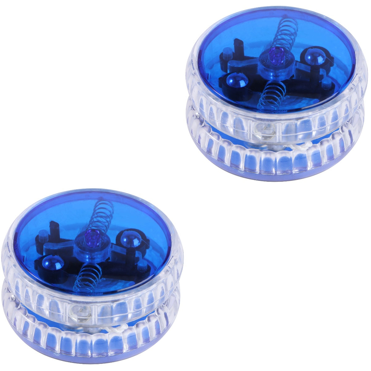 2pcs LED Luminous Yoyo with String (Blue) F2835