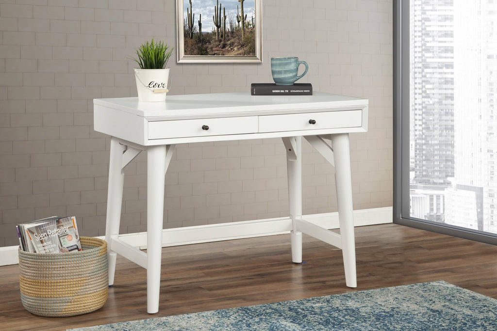 White Mini Desk L815