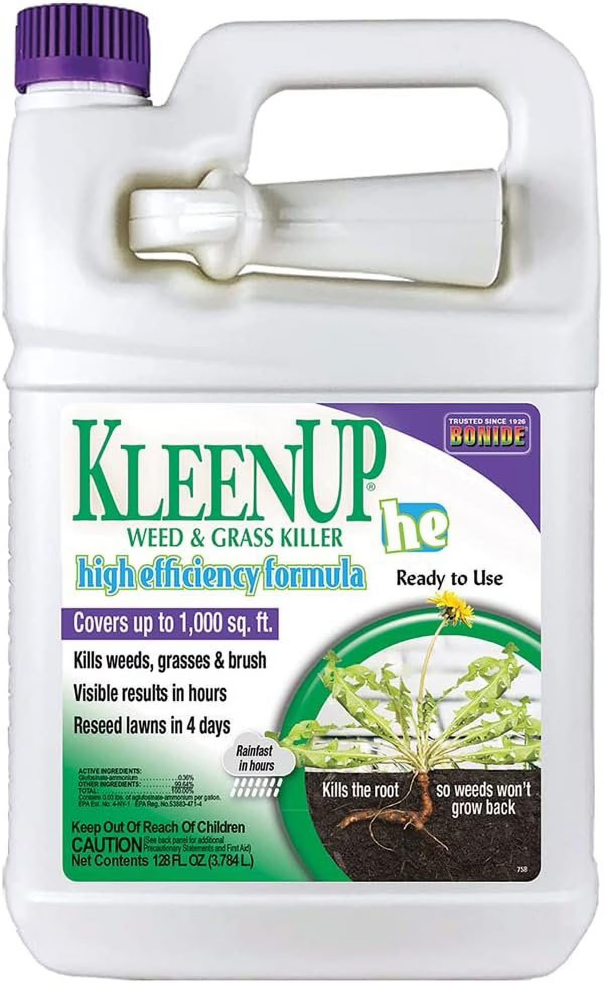 Weed & Grass Killer, 128 oz Ready-to-Use A189933